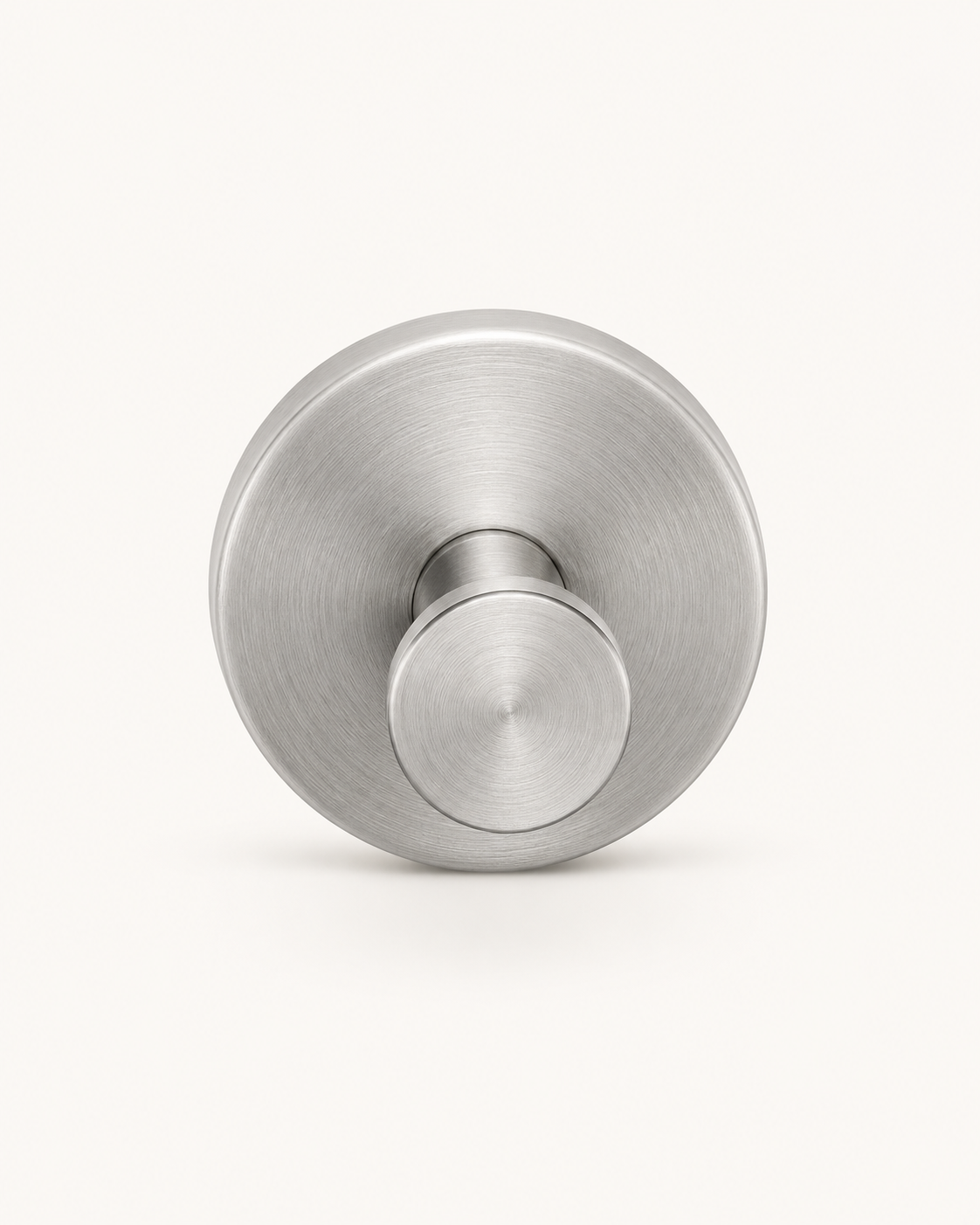 Minimal Vacuum Wall Hook | Brushed Stainless Steel
