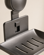 Minimal Vacuum Soap Dish | Brushed Aluminum