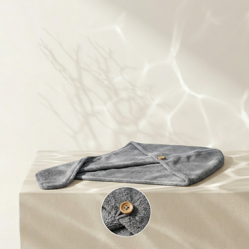VodaElement™ Hydro-Plush Microfiber Spa Hair Turban