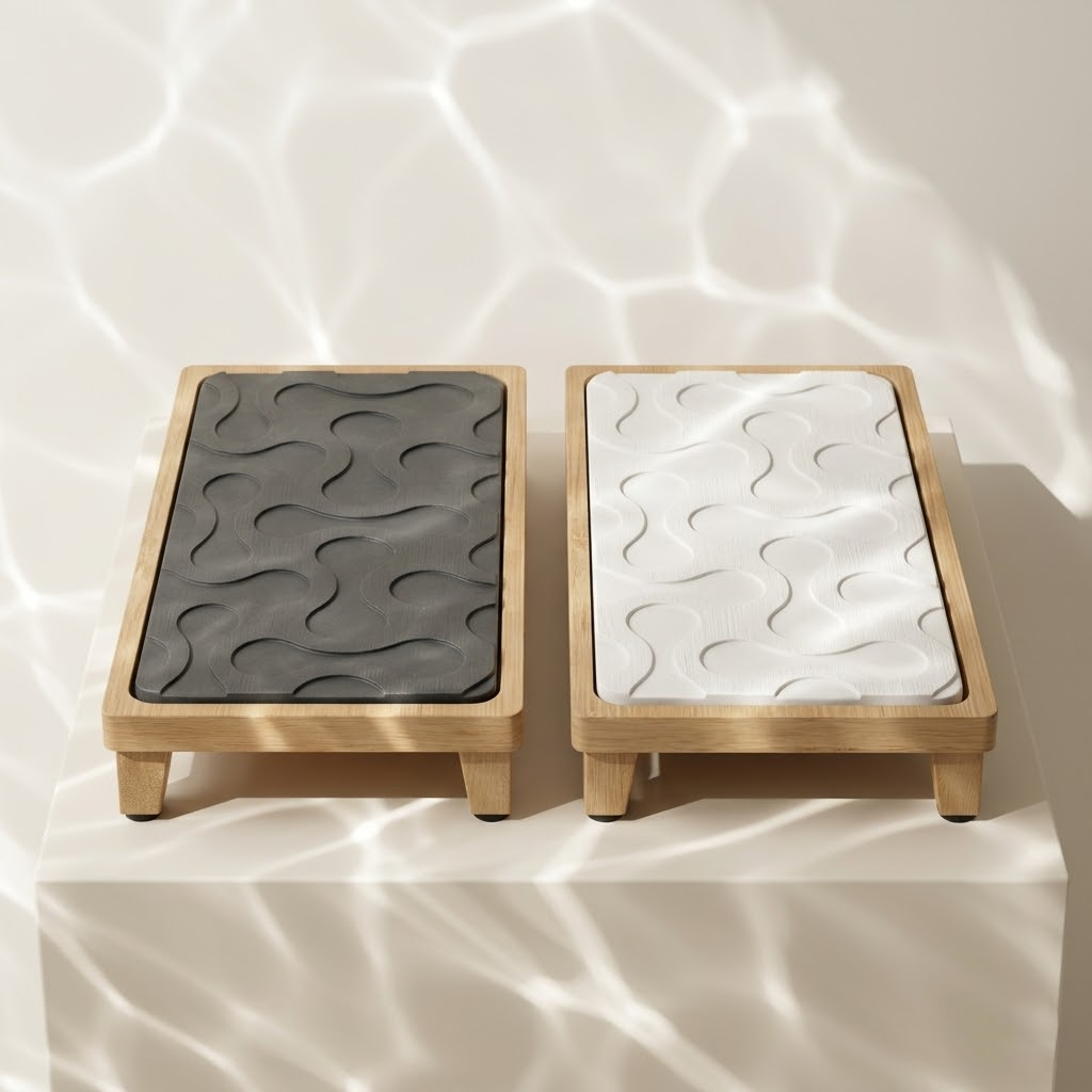 VodaElement™ Organic Diatomaceous Earth Vanity Sink Caddy