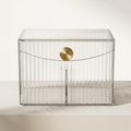 VodaElement™ Ribbed Mineral Vanity Organizer & Cotton Caddy