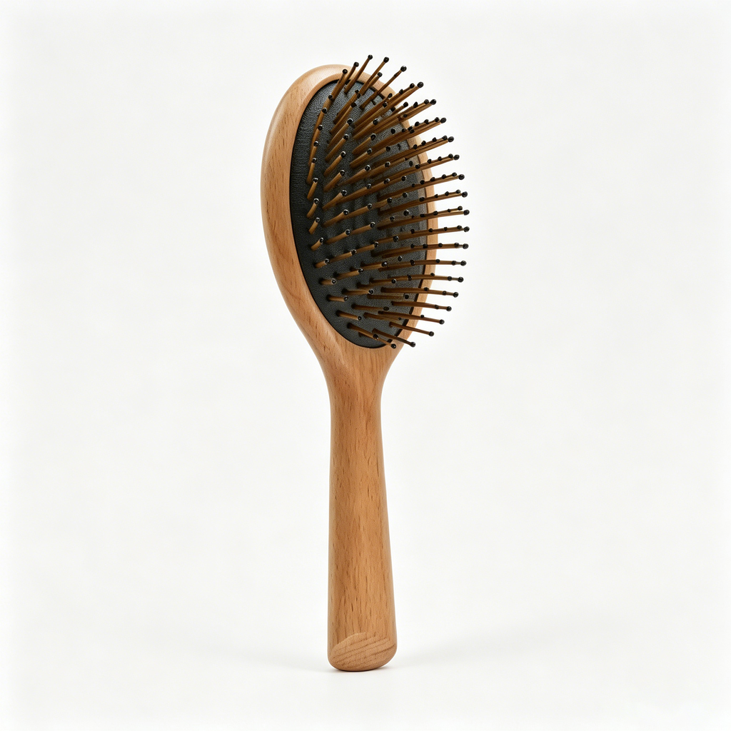 VodaElement™ Hydro-Detangle Natural Beechwood Scalp Tech Brush